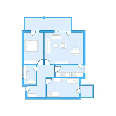 Daire Allod Park Haus C 305 By Interhome